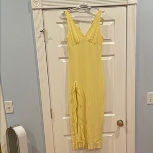 Amazon Yellow Midi Dress